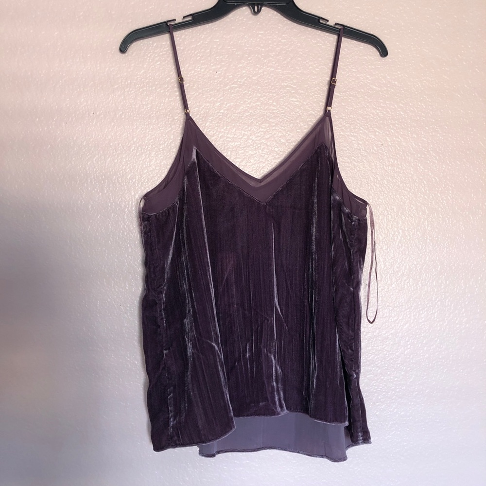 LUCKY BRAND | BRAND NEW VELOUR PURPLE TANK - Picture 5 of 5